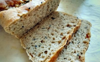 Chleb żytni na zakwasie z czarnuszką